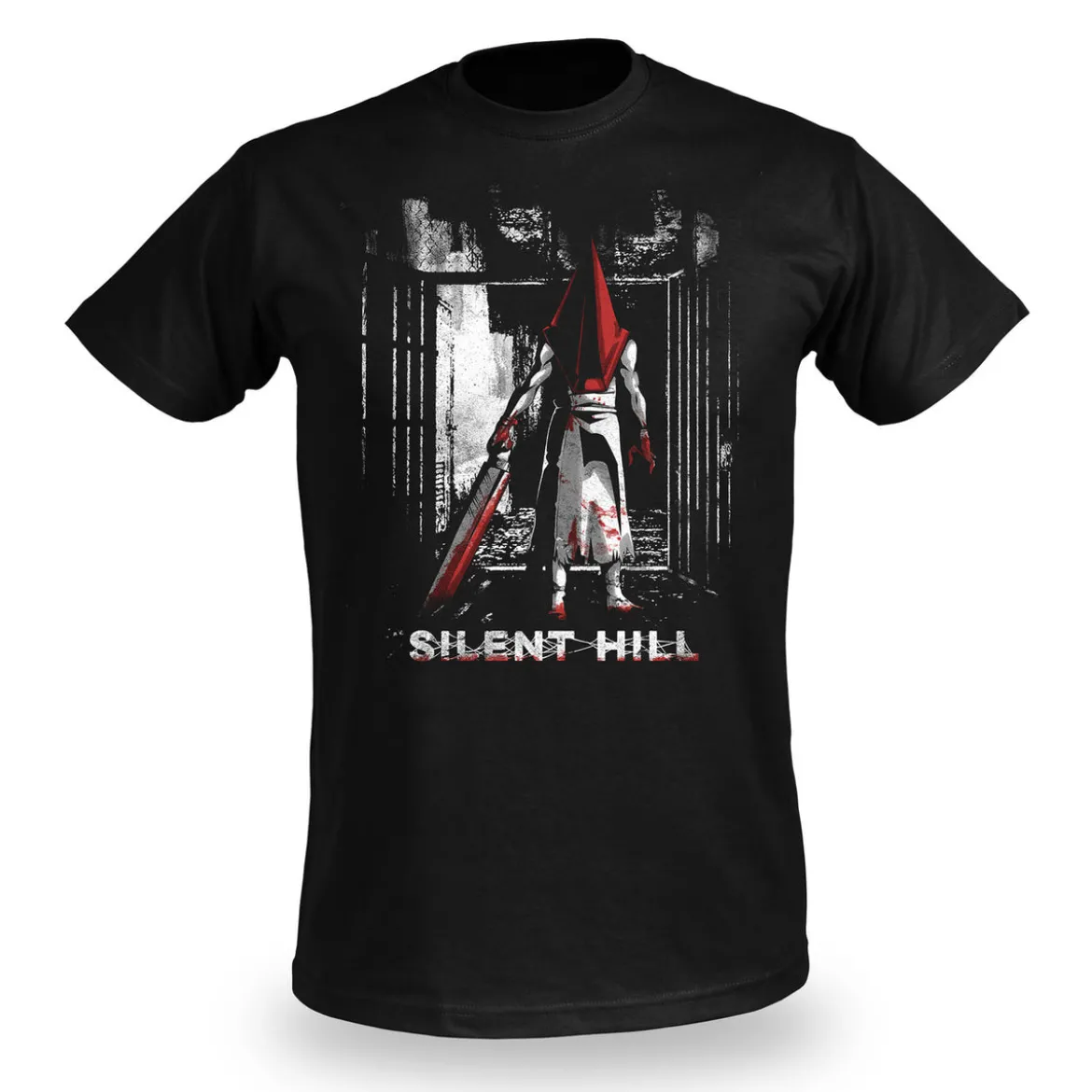 Pyramid Head T-Shirt schwarz für Silent Hill Fans