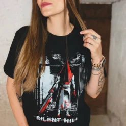 Pyramid Head T-Shirt schwarz für Silent Hill Fans