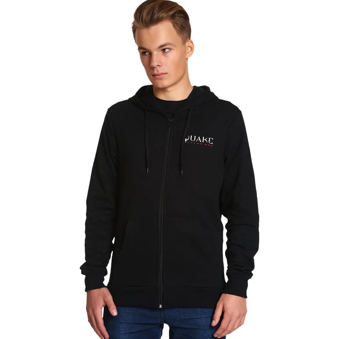 Quake - Logo Jacke schwarz