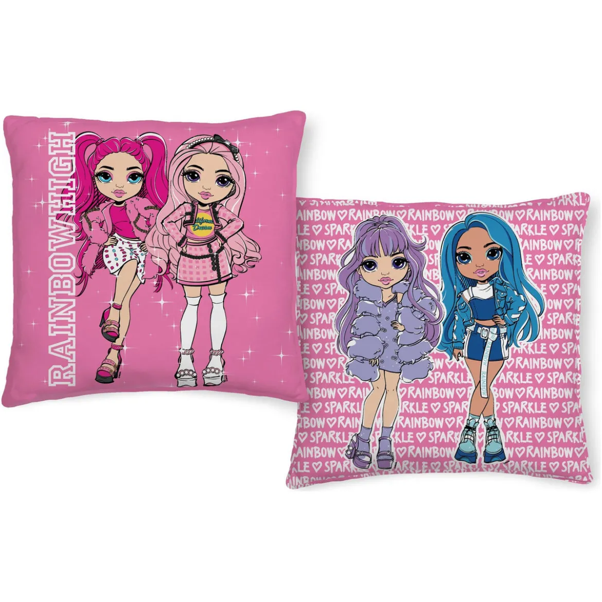 Rainbow High Dekokissen Rainbow High Pink 40x40 cm