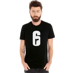 Rainbow Six Siege - Logo T-Shirt schwarz