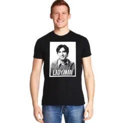 Raj Lady's Man T-Shirt schwarz - The Big Bang Theory