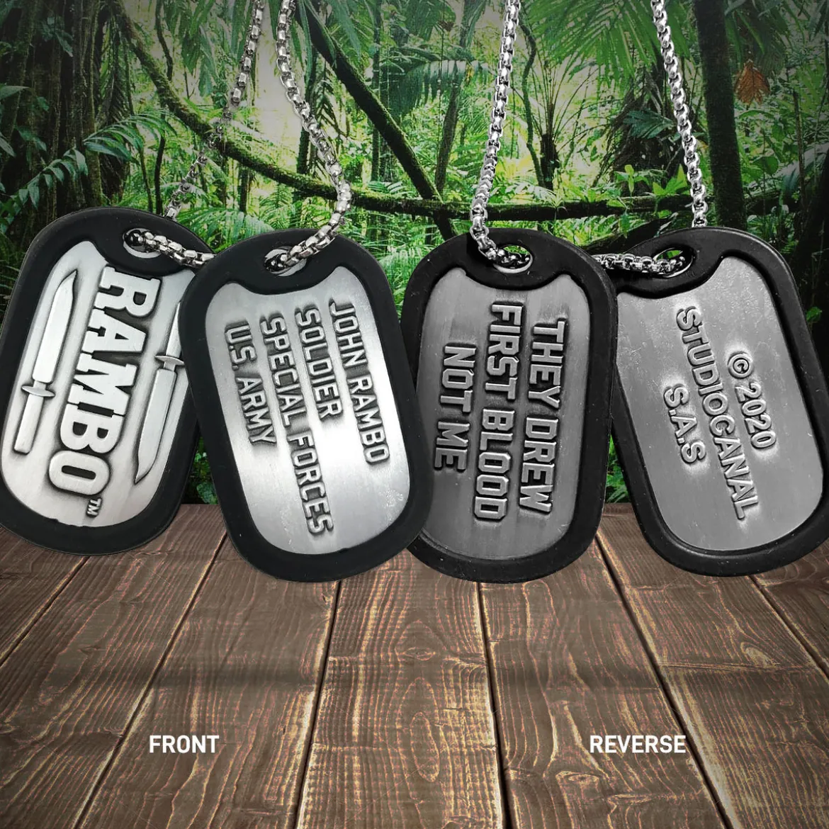Rambo - Logo Dog-Tag Kette
