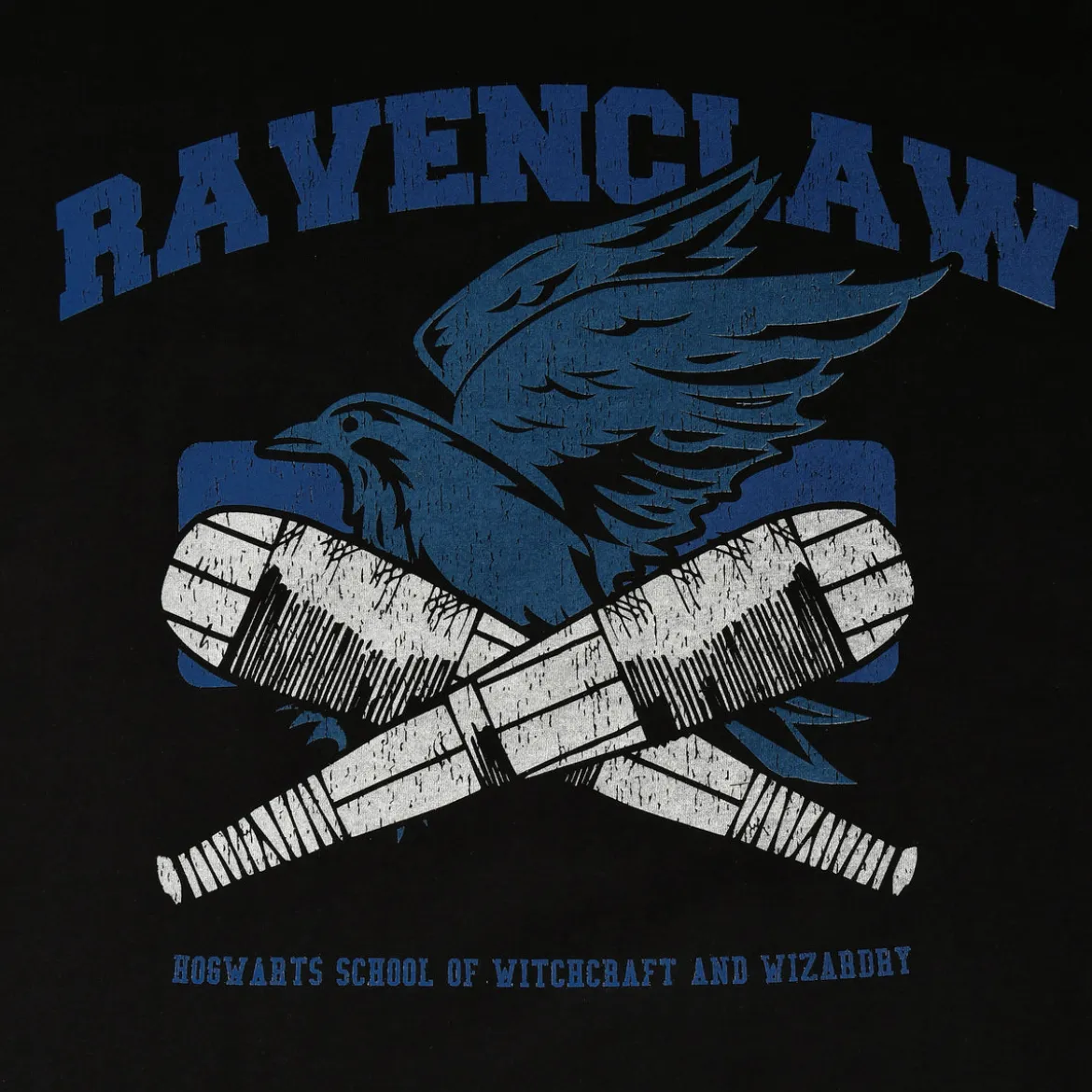 Ravenclaw Quidditch College T-Shirt schwarz - Harry Potter
