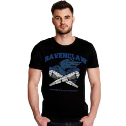 Ravenclaw Quidditch College T-Shirt schwarz - Harry Potter
