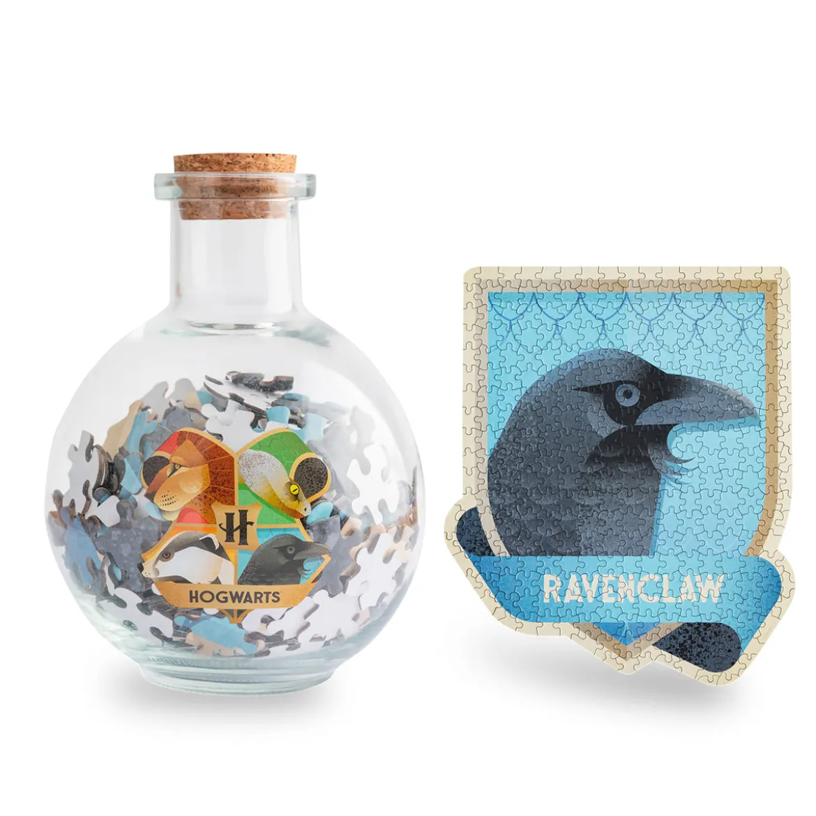 Ravenclaw Wappentier Puzzle in Zaubertrank-Flasche - Harry Potter