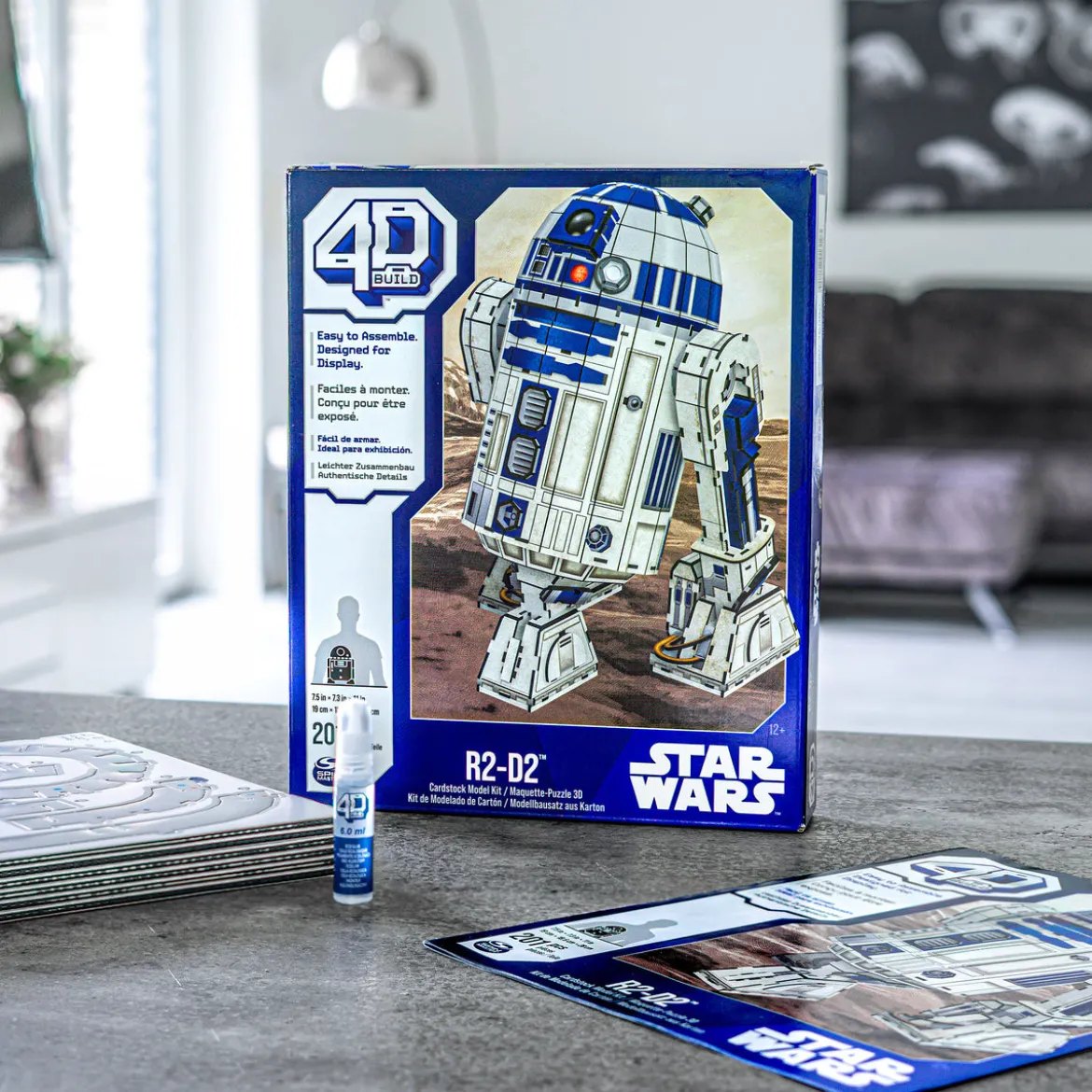 R2-D2 4D Build Modell Bausatz - Star Wars