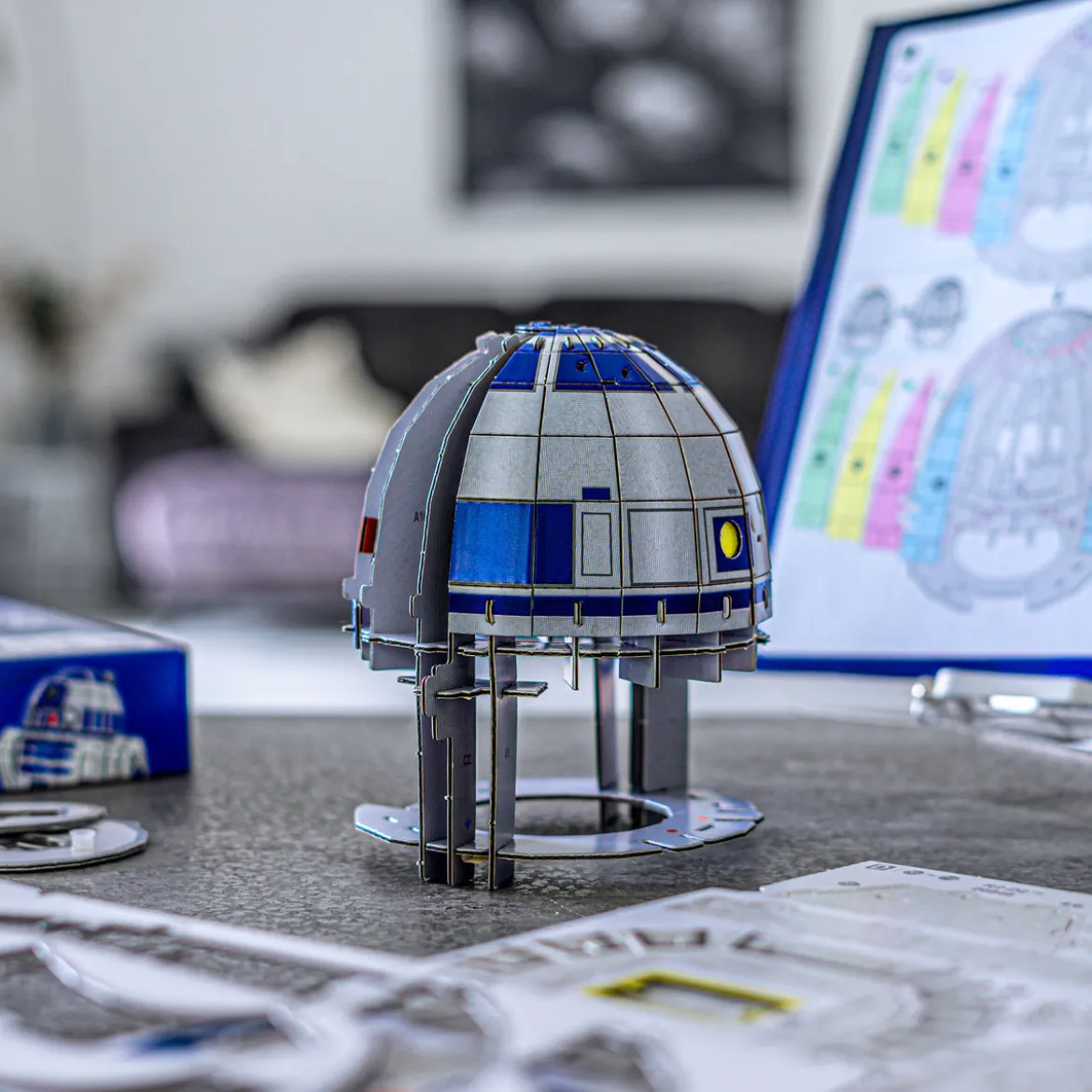 R2-D2 4D Build Modell Bausatz - Star Wars