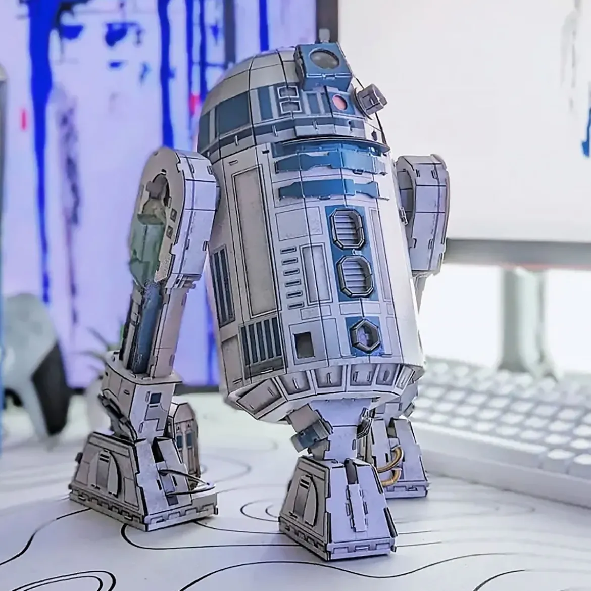 R2-D2 4D Build Modell Bausatz - Star Wars