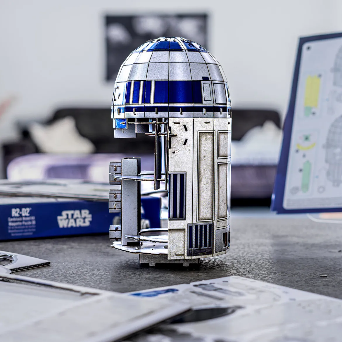 R2-D2 4D Build Modell Bausatz - Star Wars