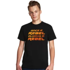 Rebel T-Shirt für Star Wars Fans schwarz