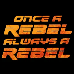 Rebel T-Shirt für Star Wars Fans schwarz
