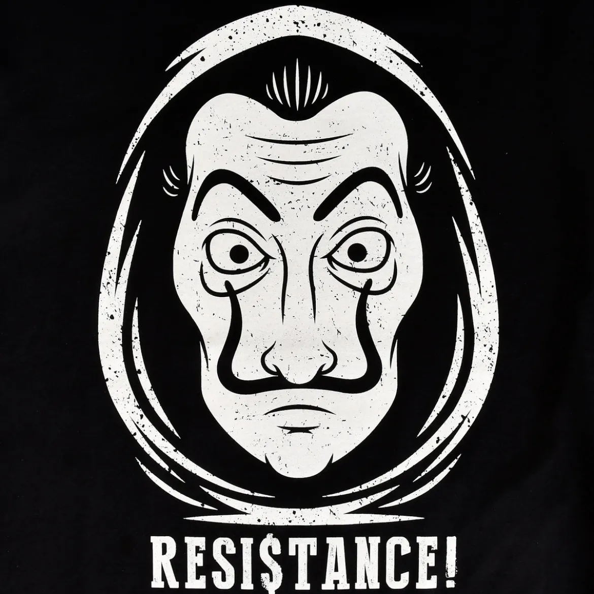 Resistance T-Shirt für Haus des Geldes Fans schwarz