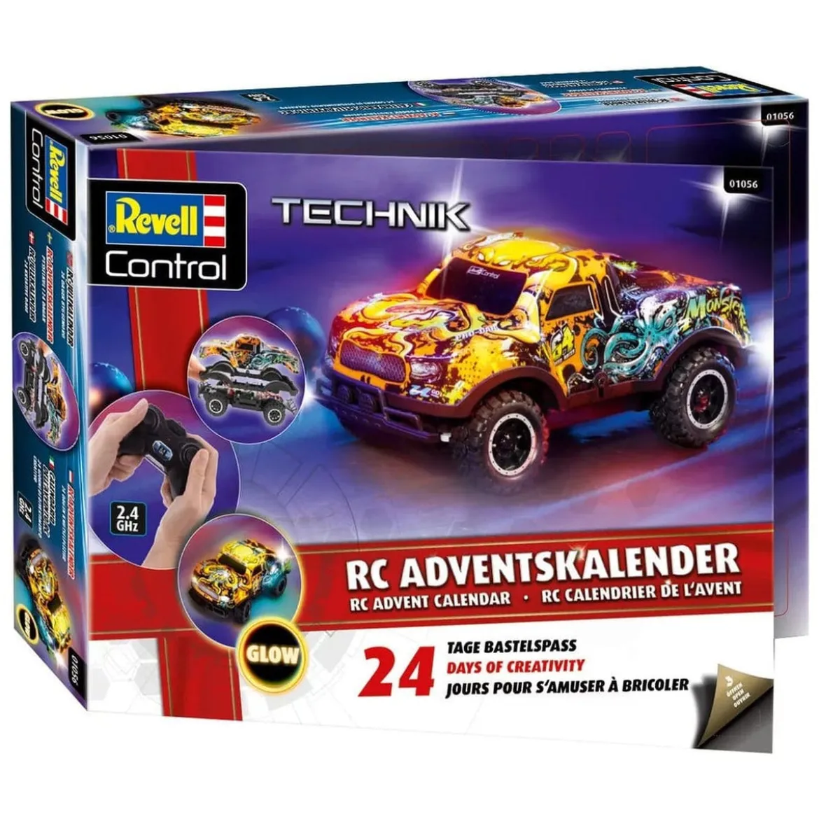 Revell Control Adventskalender RC Car Christmas Driver 28 cm