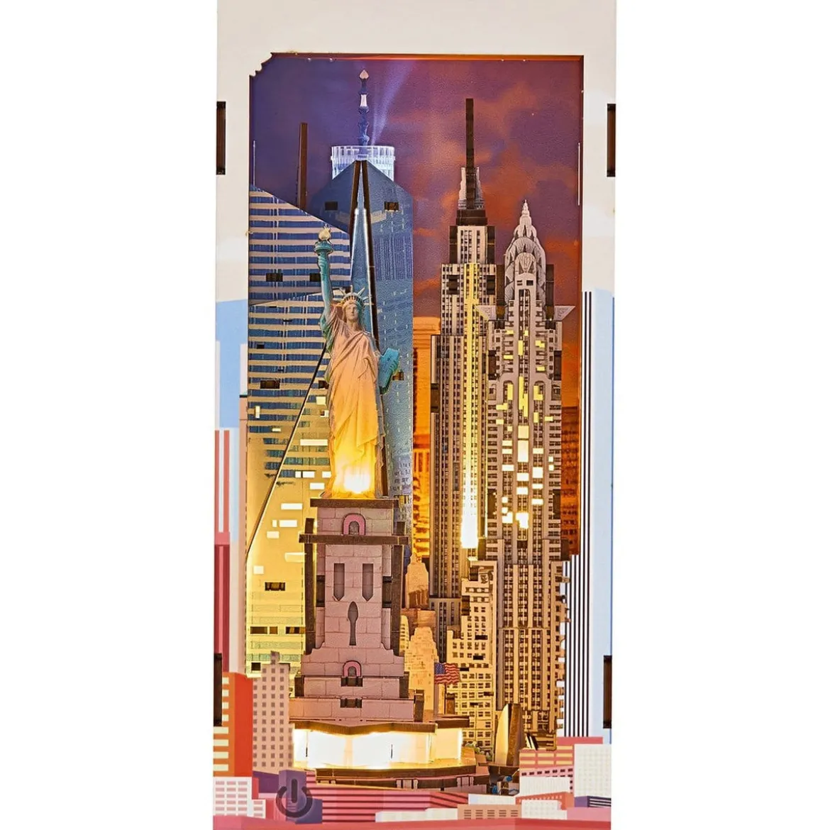 Revell Tiny Adventures Book Nook Mini-Diorama New York 18 cm