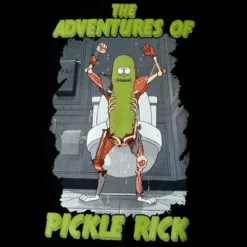 Rick and Morty - Adventures of Pickle Rick T-Shirt schwarz