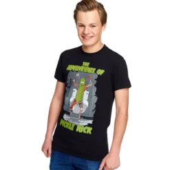 Rick and Morty - Adventures of Pickle Rick T-Shirt schwarz
