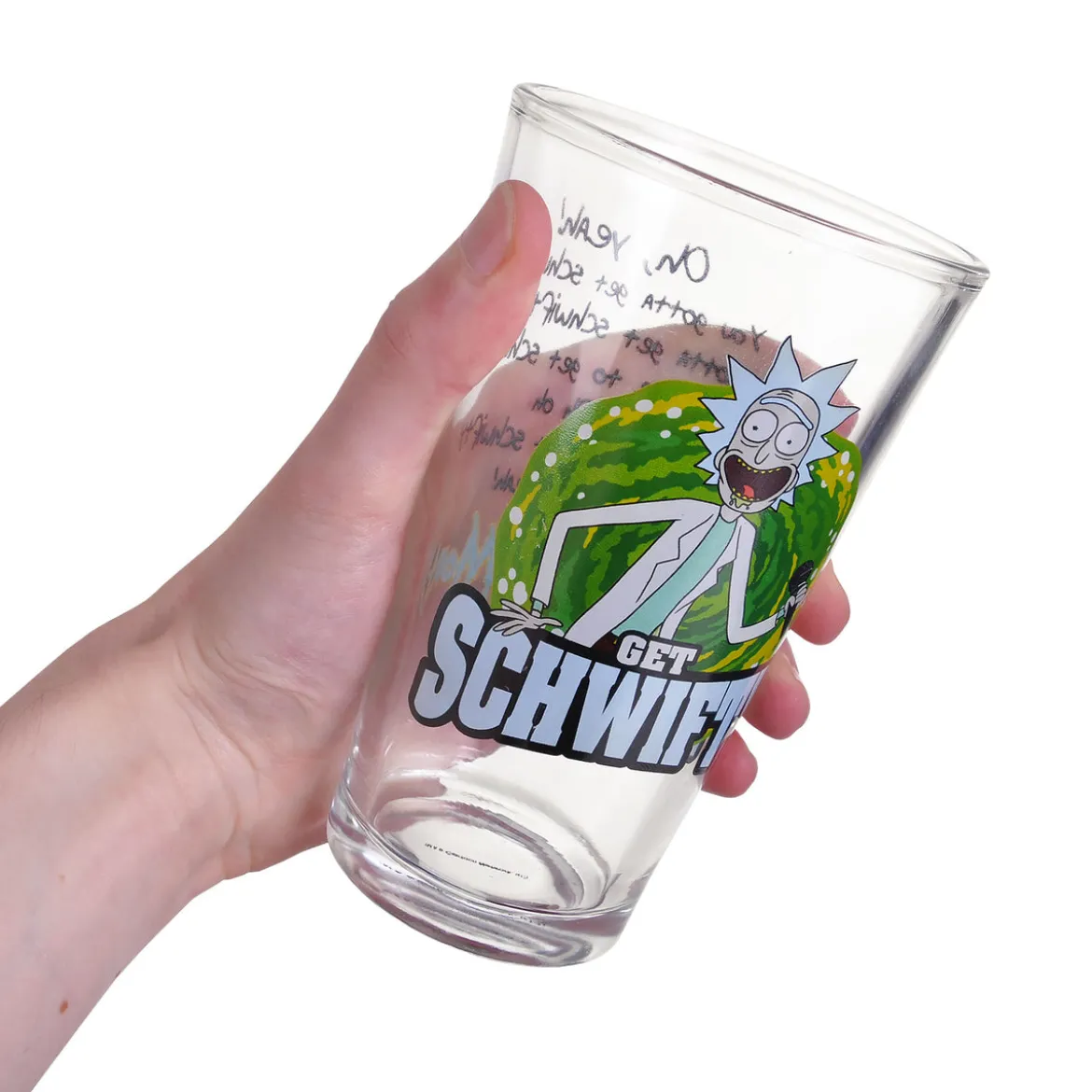 Rick and Morty - Get Schwifty Glas