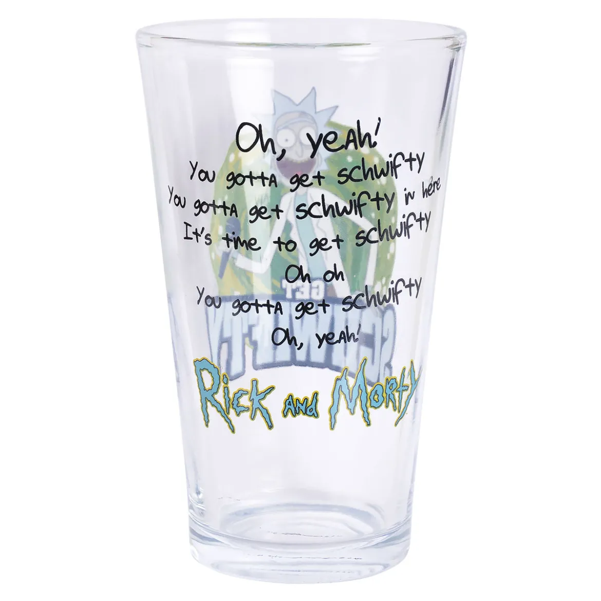 Rick and Morty - Get Schwifty Glas
