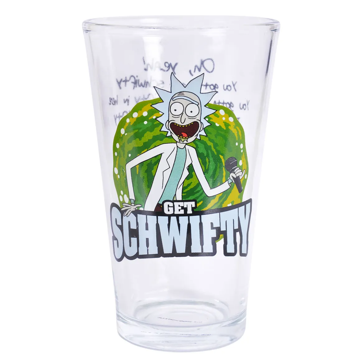 Rick and Morty - Get Schwifty Glas