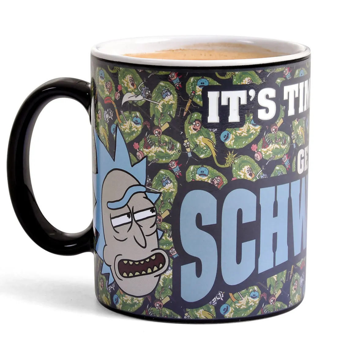 Rick and Morty - Get Schwifty Thermoeffekt Tasse