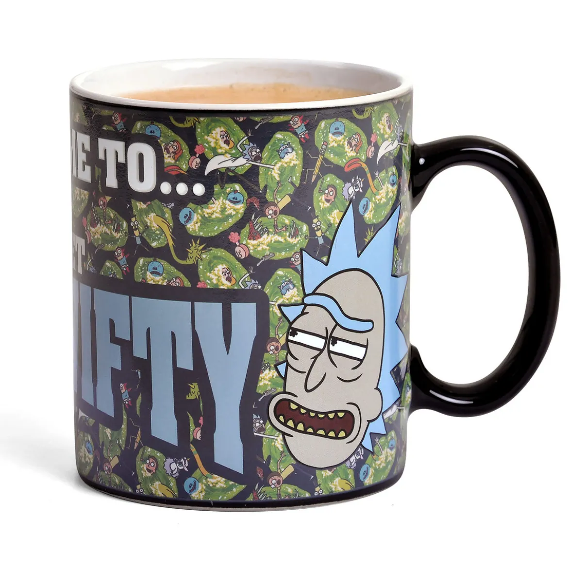 Rick and Morty - Get Schwifty Thermoeffekt Tasse