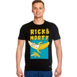 Rick and Morty - Low Hanging Banana T-Shirt schwarz
