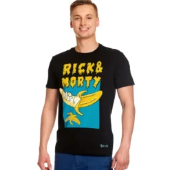 Rick and Morty - Low Hanging Banana T-Shirt schwarz