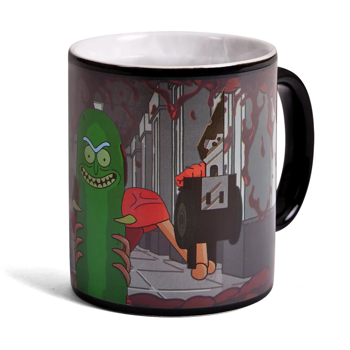 Rick and Morty - Pickle Rick Thermoeffekt Tasse