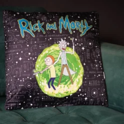 Rick and Morty - Portal and Science Kissen
