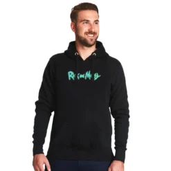 Rick and Morty - Portal Boyz Glow in the Dark Hoodie schwarz