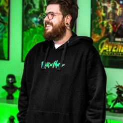 Rick and Morty - Portal Boyz Glow in the Dark Hoodie schwarz