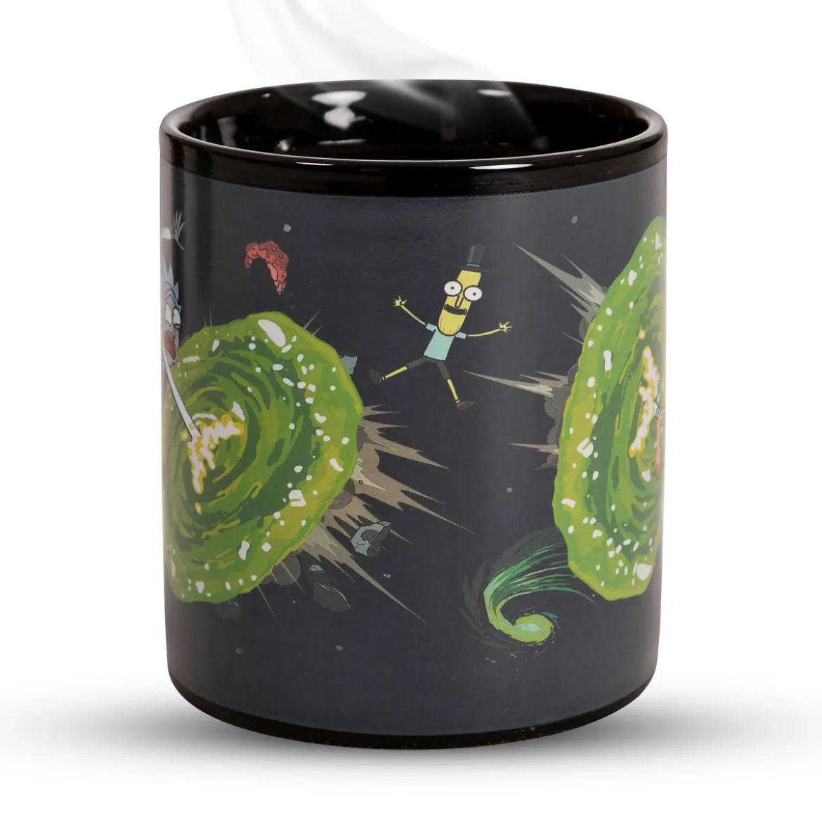 Rick and Morty - Portals Thermoeffekt Tasse