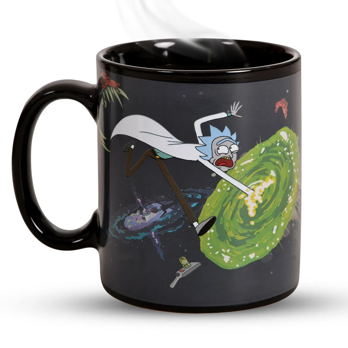 Rick and Morty - Portals Thermoeffekt Tasse