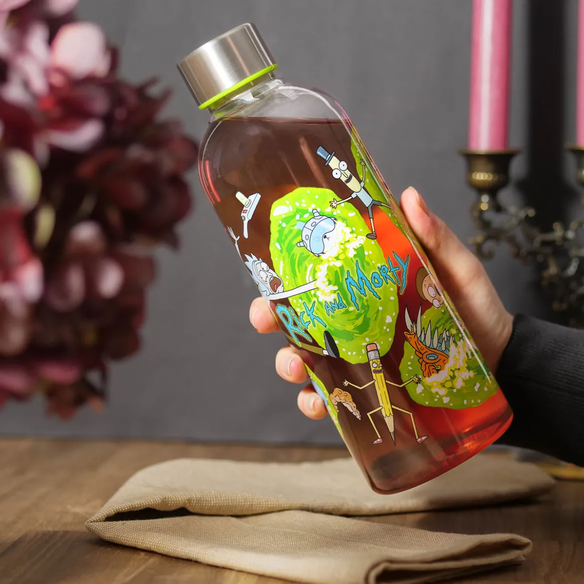 Rick and Morty - Portal Trinkflasche