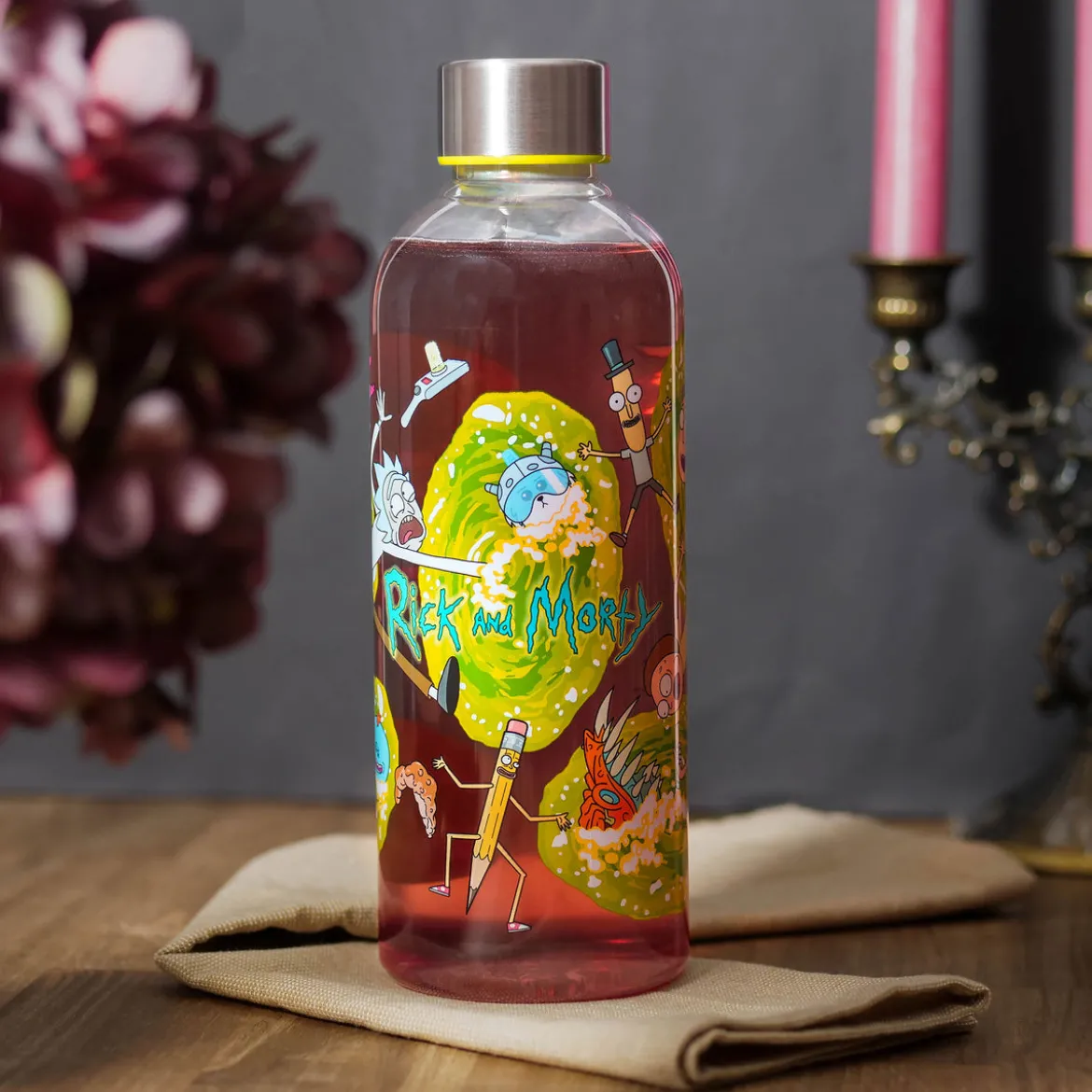 Rick and Morty - Portal Trinkflasche