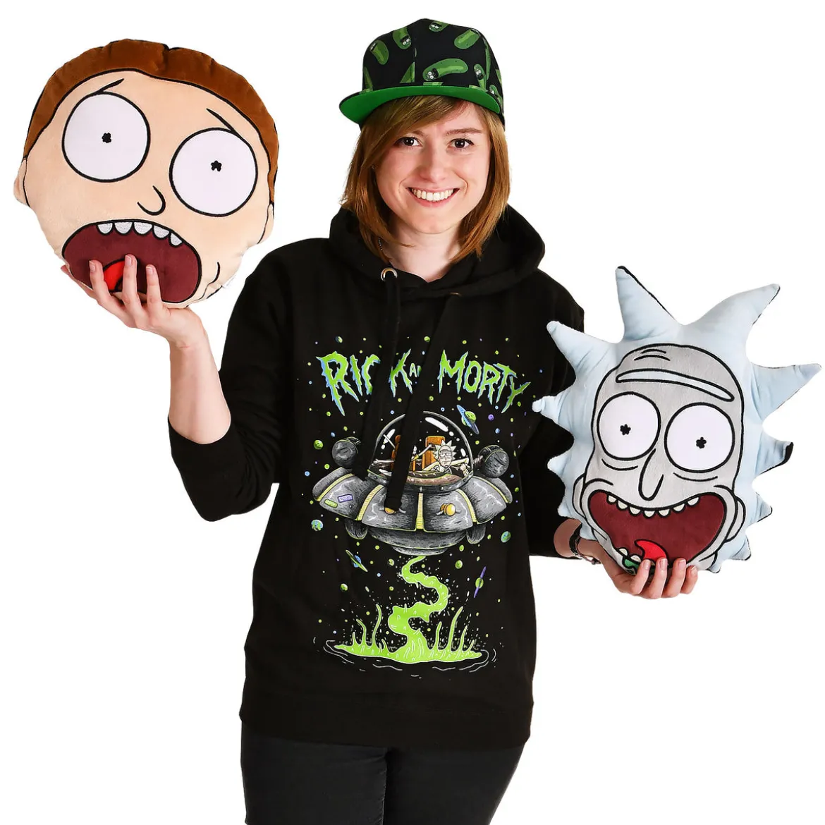 Rick and Morty - Rick Face Kissen