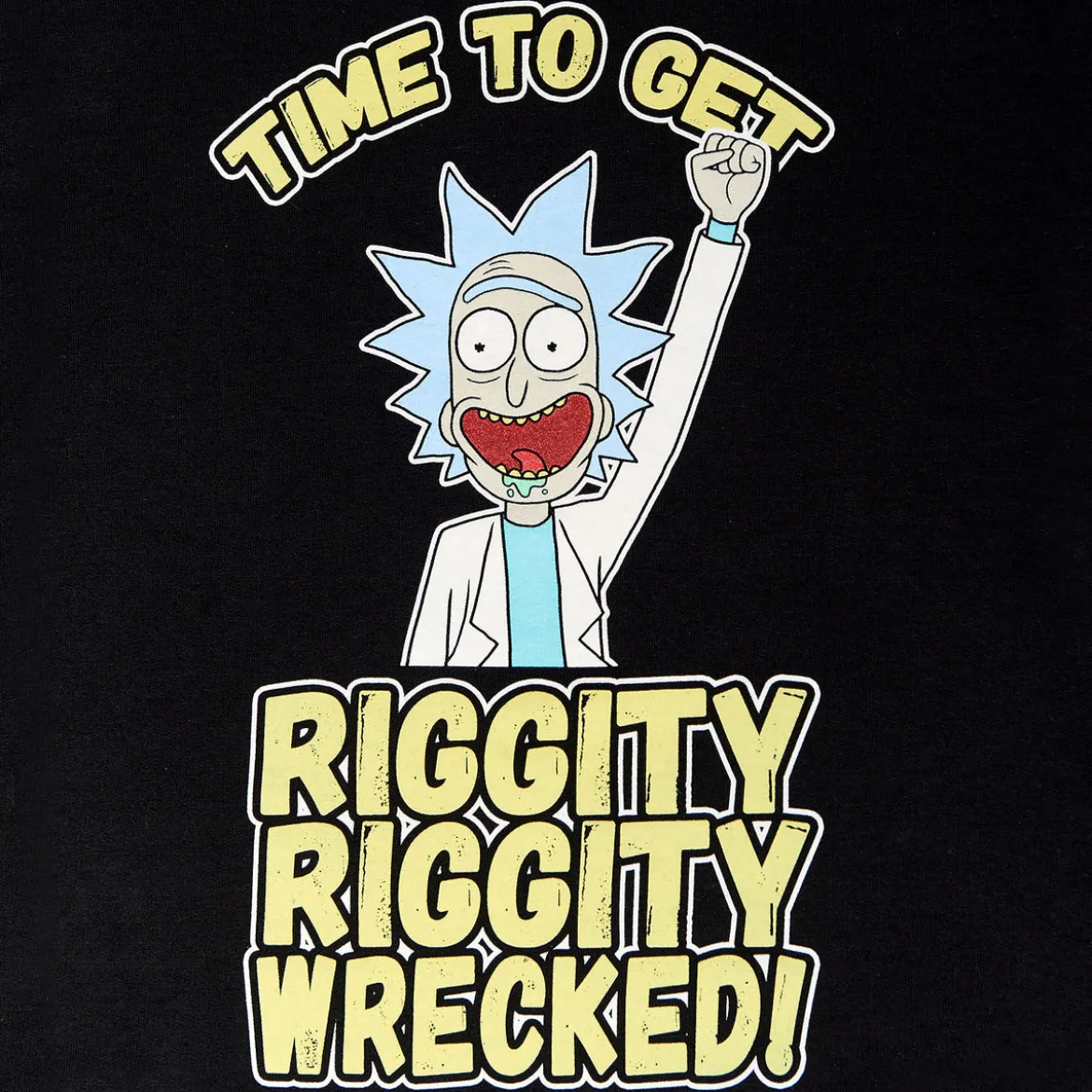 Rick and Morty - Riggity Wrecked Sweater schwarz