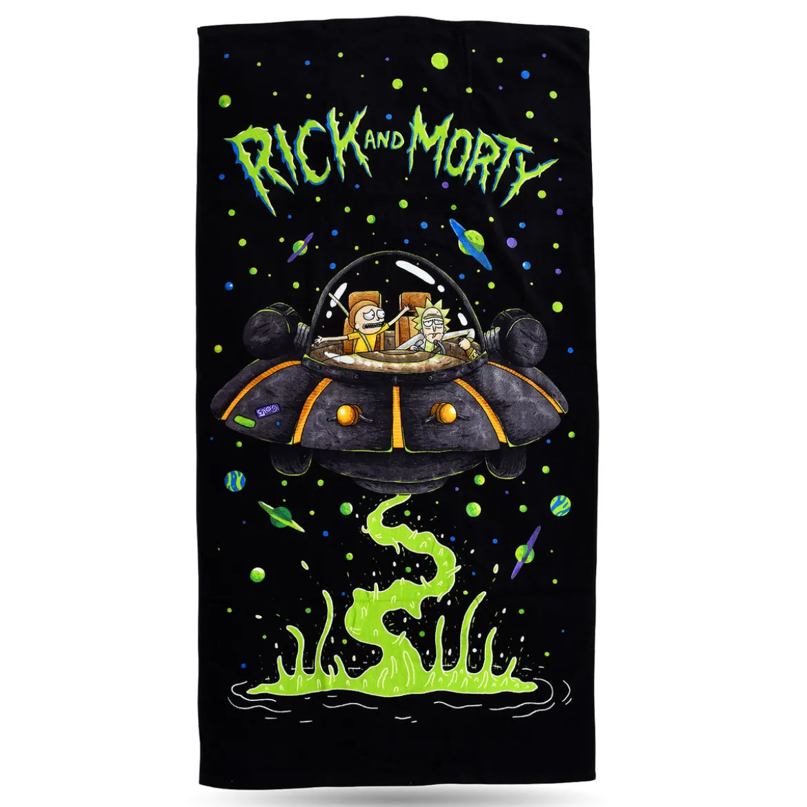 Rick and Morty - Space Cruiser Badetuch