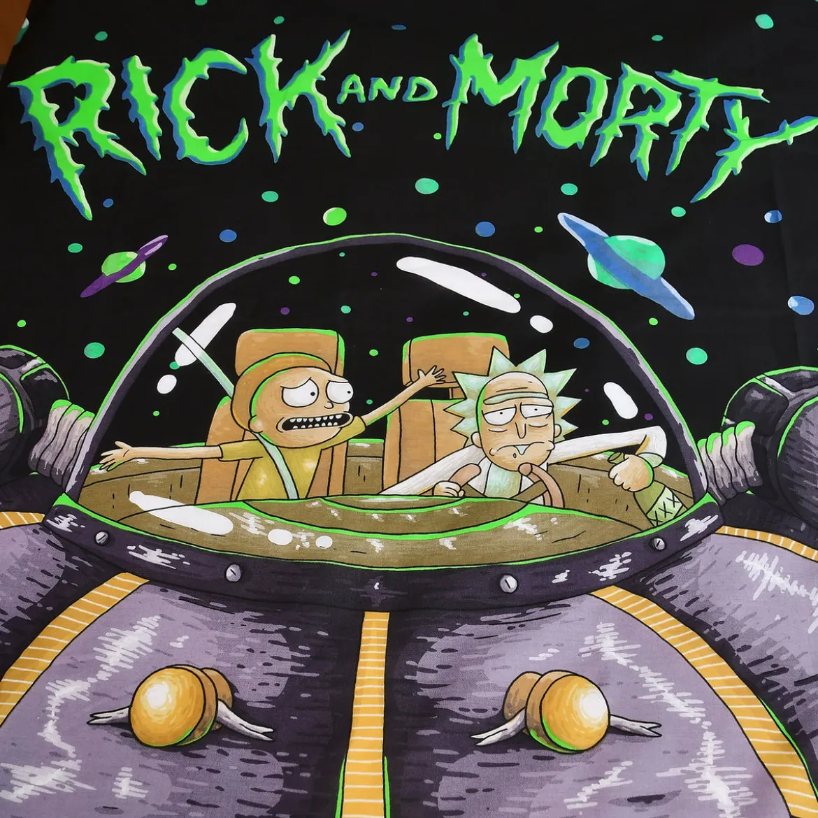 Rick and Morty - Space Cruiser Wende-Bettwäsche