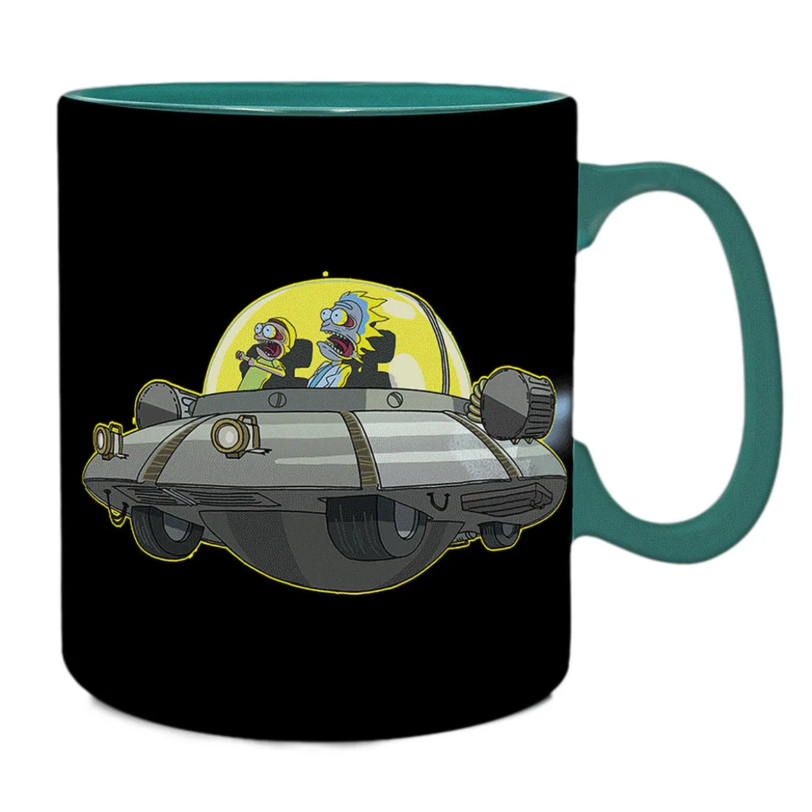 Rick and Morty - Spaceship Thermoeffekt Tasse