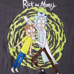 Rick and Morty - Spiral T-Shirt grau