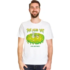 Rick and Morty - The Acid Vat T-Shirt weiß