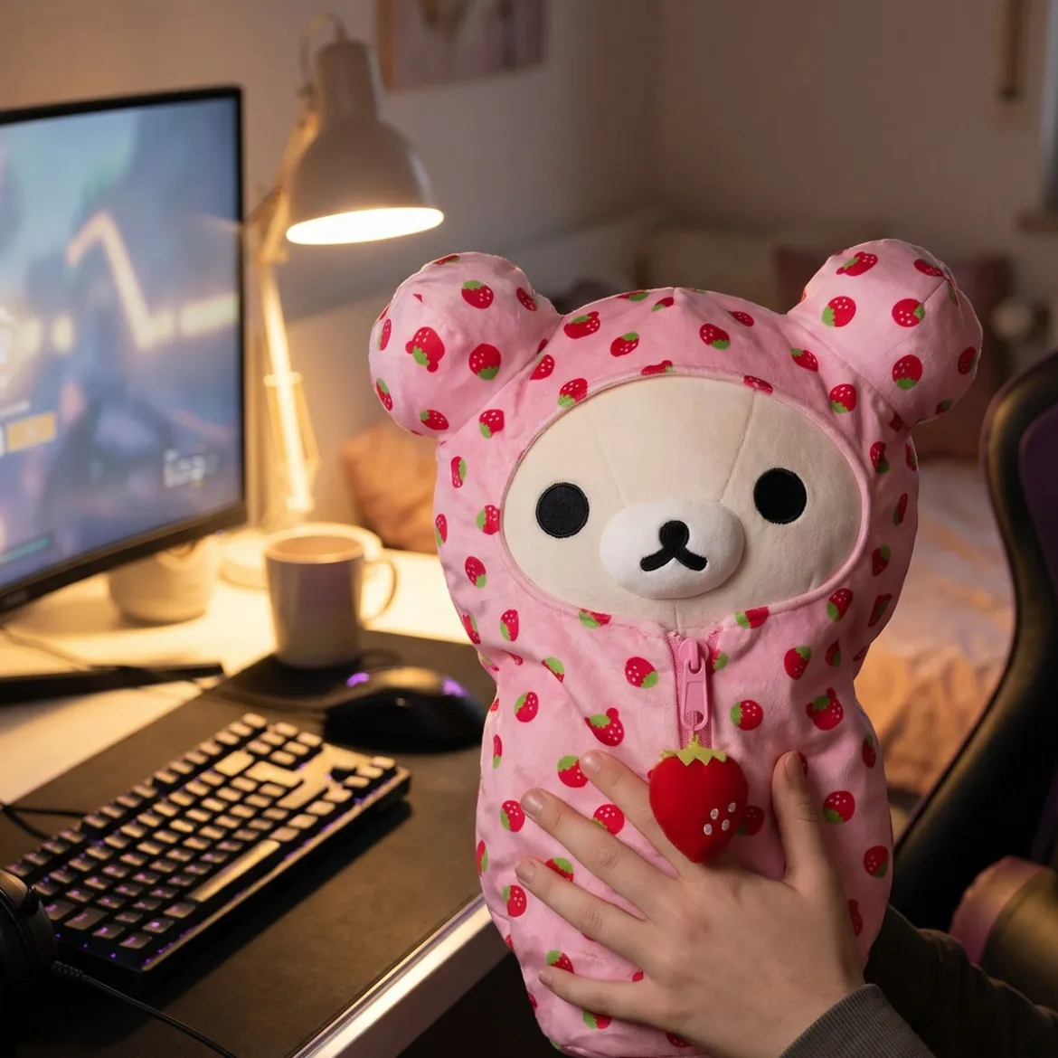 Rilakkuma - Korilakkuma Sleeping Plüschfigur