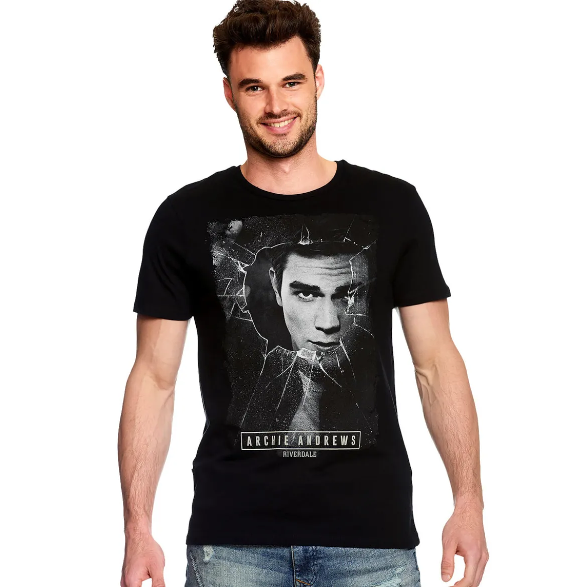 Riverdale - Archie Andrews Broken Glass T-Shirt schwarz