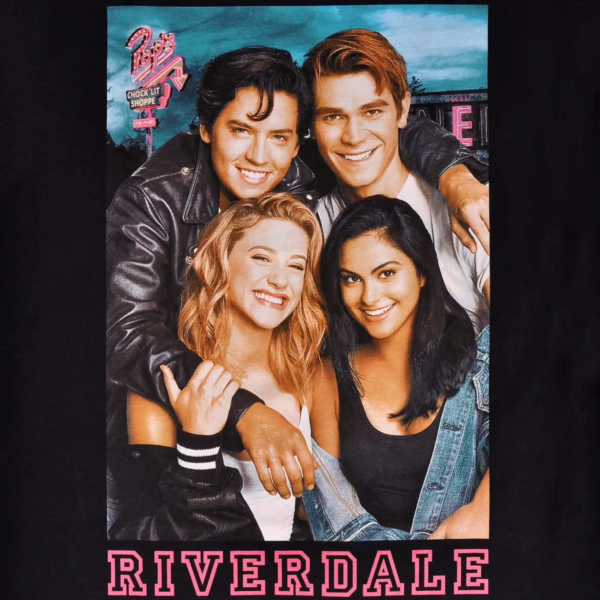 Riverdale - Bughead & Varchie T-Shirt schwarz