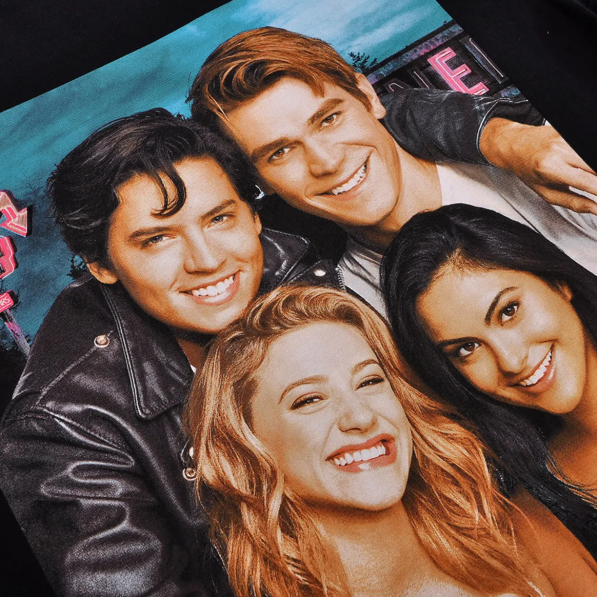 Riverdale - Bughead & Varchie T-Shirt schwarz