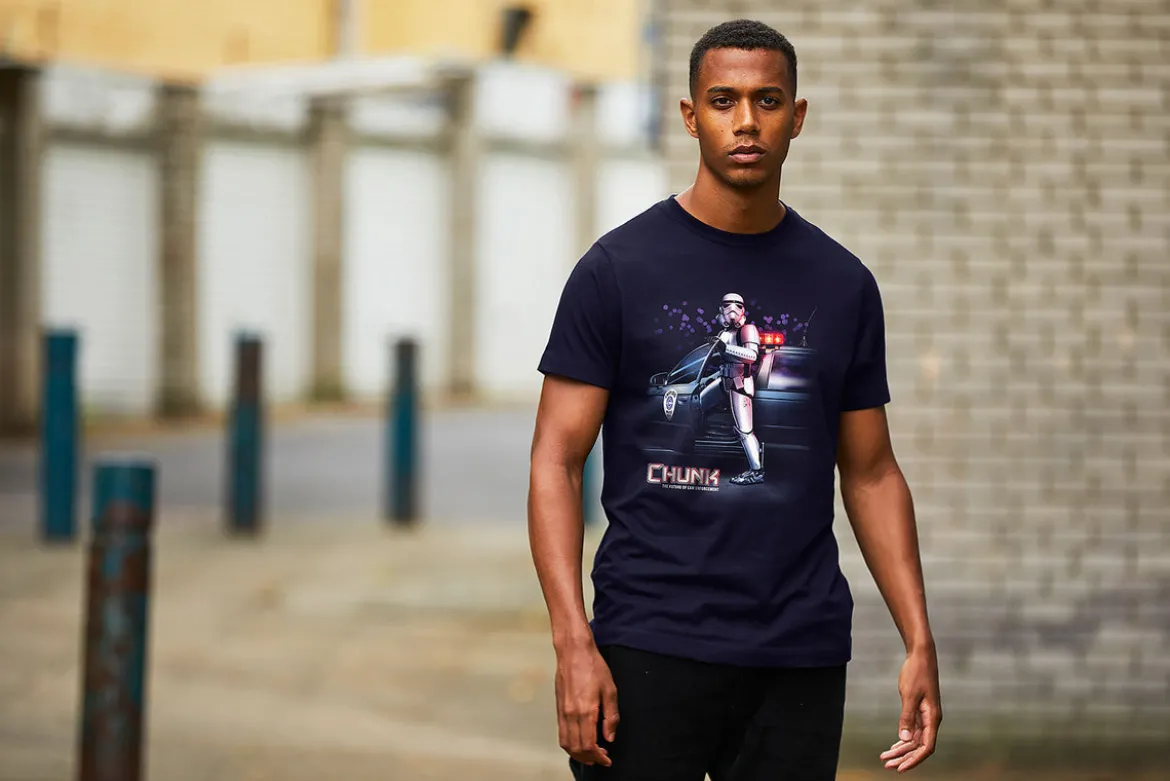Robo Chunk T-Shirt für Star Wars Fans blau