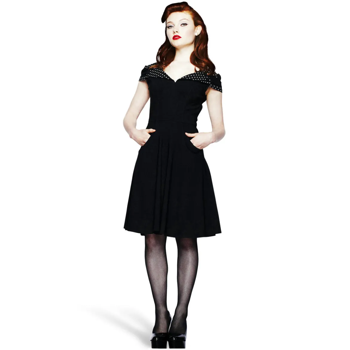 Rockabilly Kleid Evie mit Rückenausschnitt