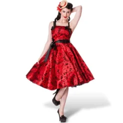 Rockabilly-Kleid Tattoo Flock